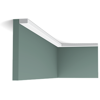 Карниз Orac Decor ДЮРОПОЛИМЕР SX194 SQUARE д 2000 x в 20 x ш 10 см
